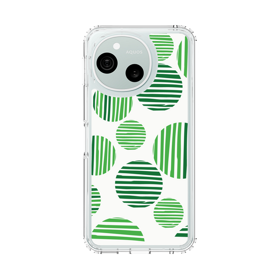 スリムプロテクションケース［ Nordic Dot - Green ］