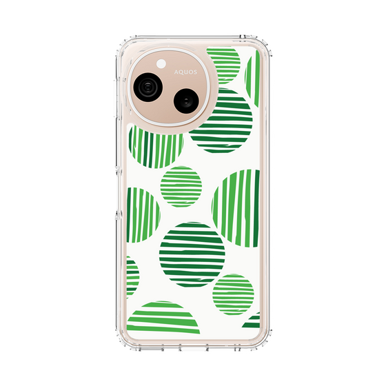 スリムプロテクションケース［ Nordic Dot - Green ］