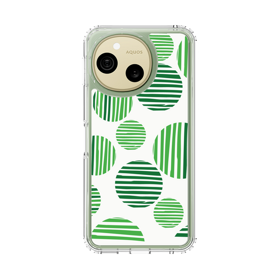 スリムプロテクションケース［ Nordic Dot - Green ］