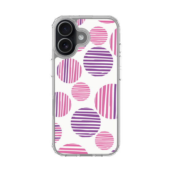 スリムプロテクションケース［ Nordic Dot - Pink ］