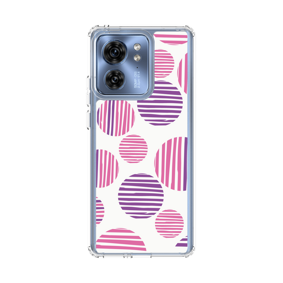 スリムプロテクションケース［ Nordic Dot - Pink ］