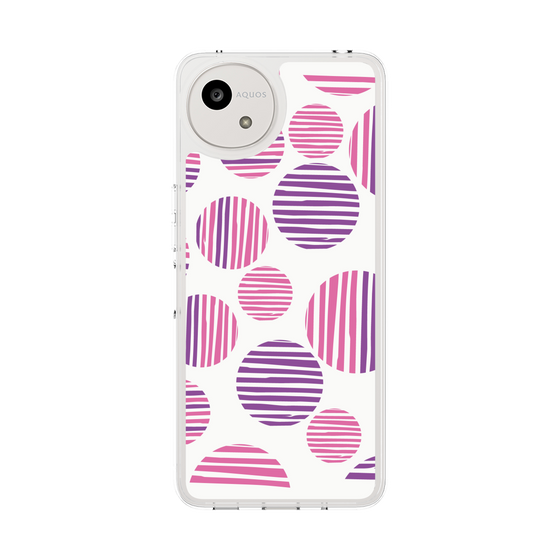 スリムプロテクションケース［ Nordic Dot - Pink ］