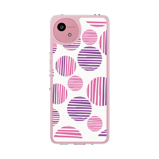 スリムプロテクションケース［ Nordic Dot - Pink ］