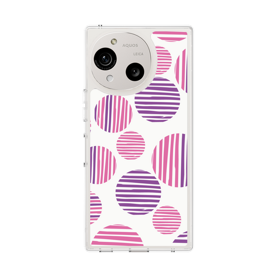 スリムプロテクションケース［ Nordic Dot - Pink ］