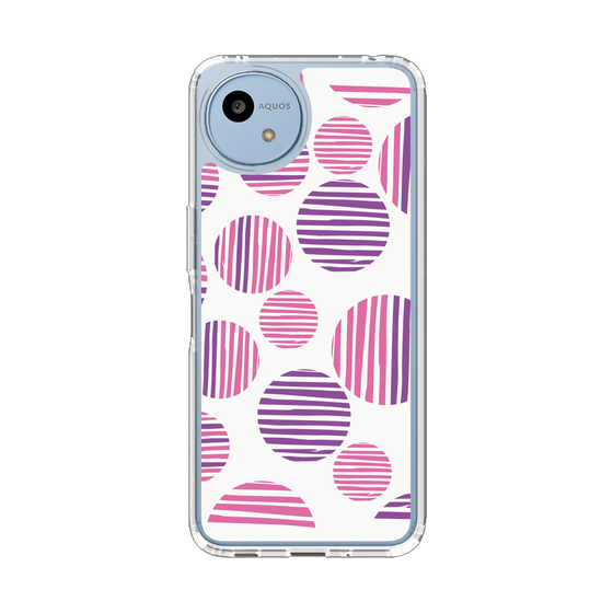 スリムプロテクションケース［ Nordic Dot - Pink ］