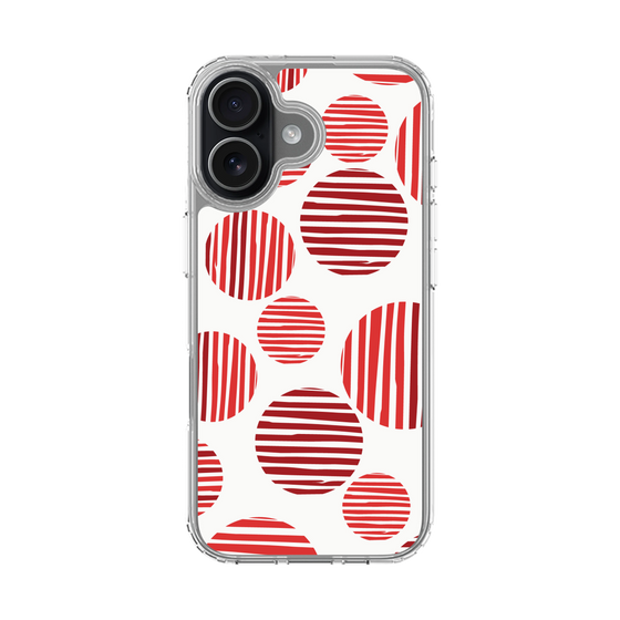 スリムプロテクションケース［ Nordic Dot - Red ］