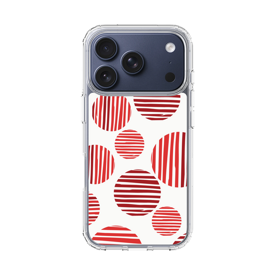 スリムプロテクションケース［ Nordic Dot - Red ］