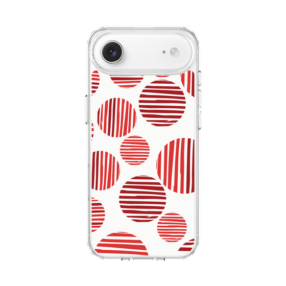 スリムプロテクションケース［ Nordic Dot - Red ］