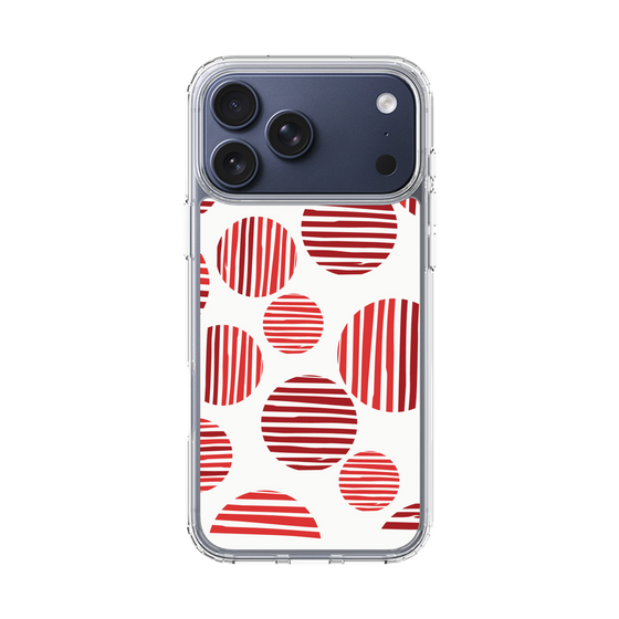 スリムプロテクションケース［ Nordic Dot - Red ］