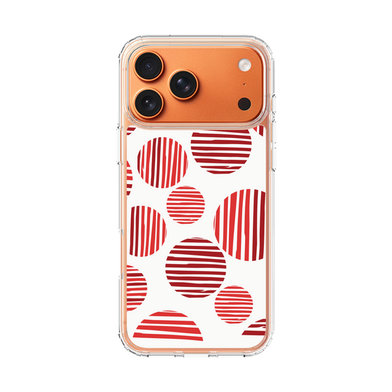 スリムプロテクションケース［ Nordic Dot - Red ］