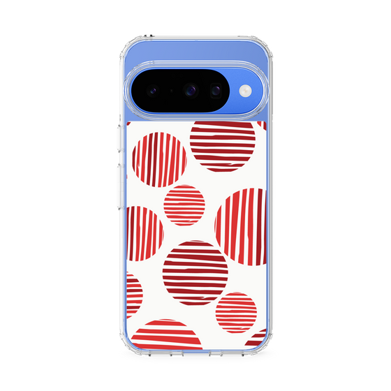 スリムプロテクションケース［ Nordic Dot - Red ］