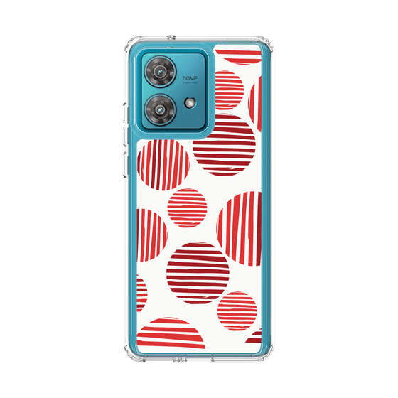 スリムプロテクションケース［ Nordic Dot - Red ］