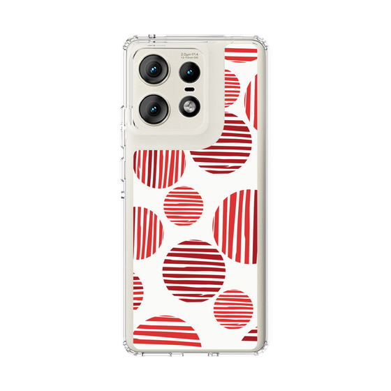 スリムプロテクションケース［ Nordic Dot - Red ］