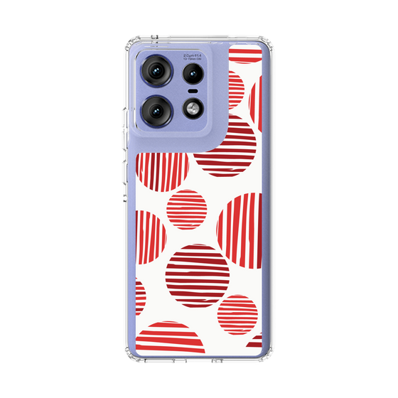 スリムプロテクションケース［ Nordic Dot - Red ］