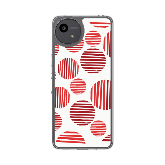スリムプロテクションケース［ Nordic Dot - Red ］