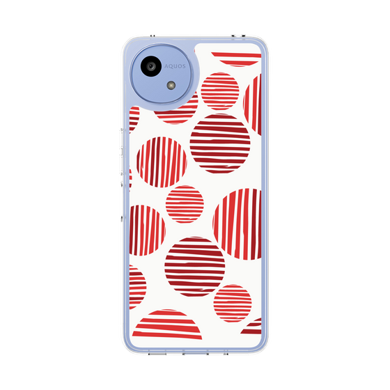 スリムプロテクションケース［ Nordic Dot - Red ］