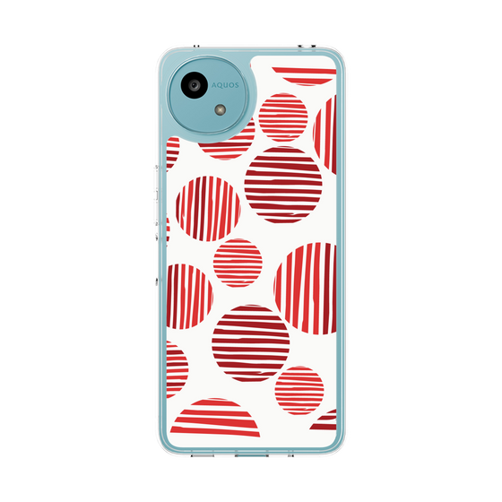 スリムプロテクションケース［ Nordic Dot - Red ］