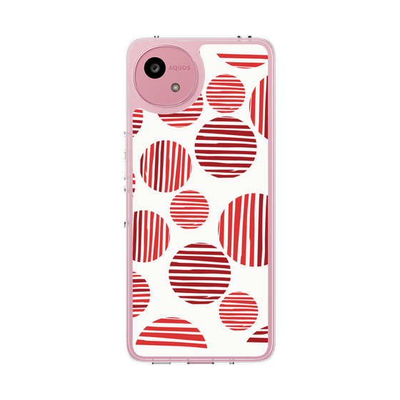 スリムプロテクションケース［ Nordic Dot - Red ］