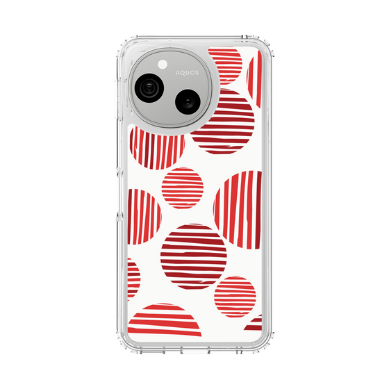 スリムプロテクションケース［ Nordic Dot - Red ］