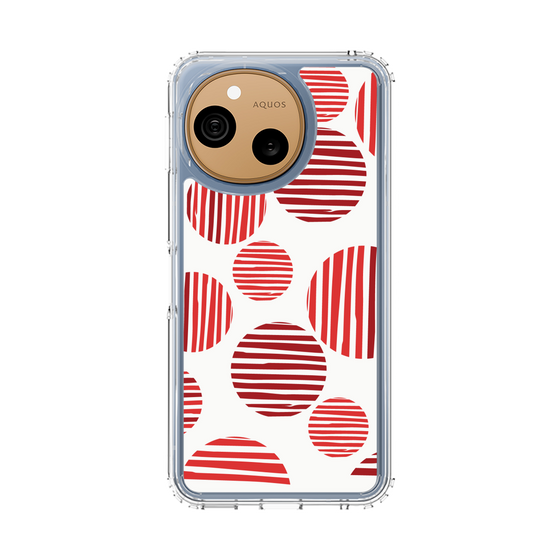 スリムプロテクションケース［ Nordic Dot - Red ］