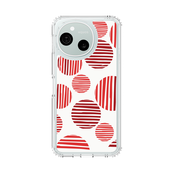 スリムプロテクションケース［ Nordic Dot - Red ］