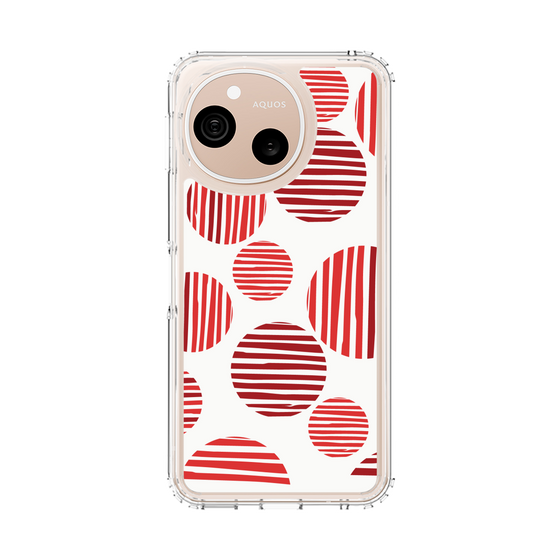 スリムプロテクションケース［ Nordic Dot - Red ］