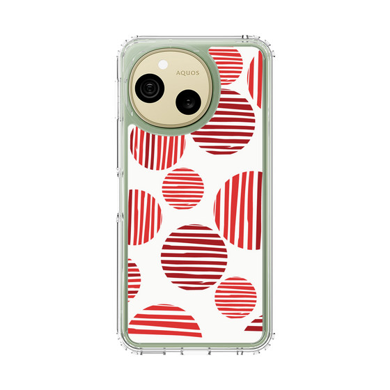 スリムプロテクションケース［ Nordic Dot - Red ］