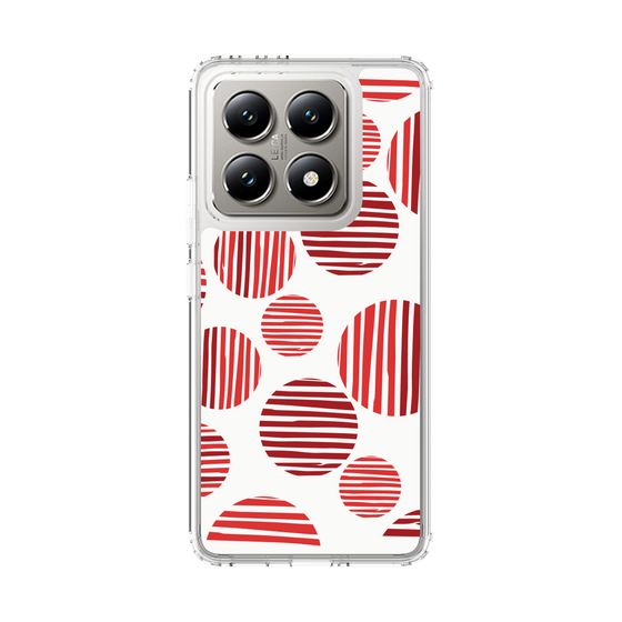 スリムプロテクションケース［ Nordic Dot - Red ］