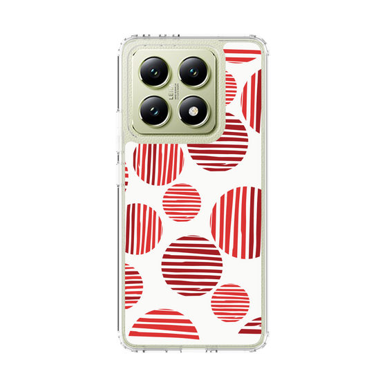 スリムプロテクションケース［ Nordic Dot - Red ］