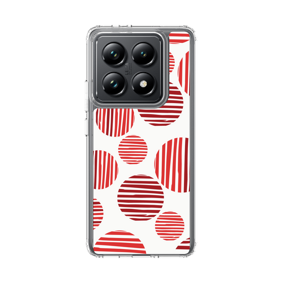 スリムプロテクションケース［ Nordic Dot - Red ］