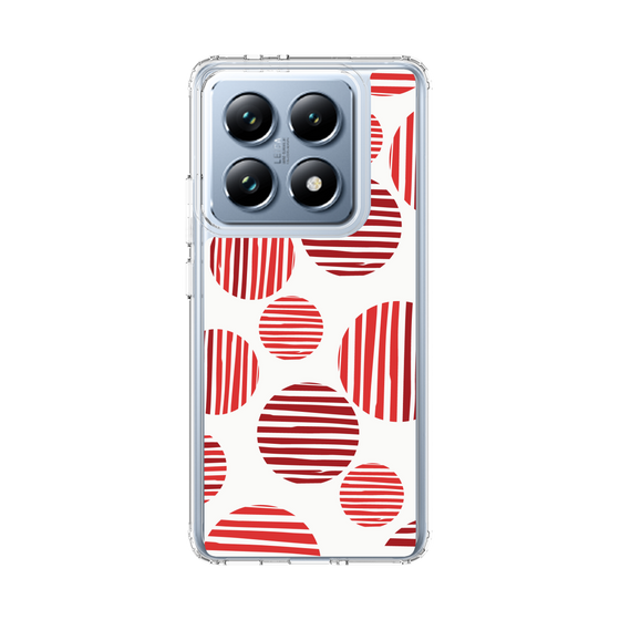 スリムプロテクションケース［ Nordic Dot - Red ］