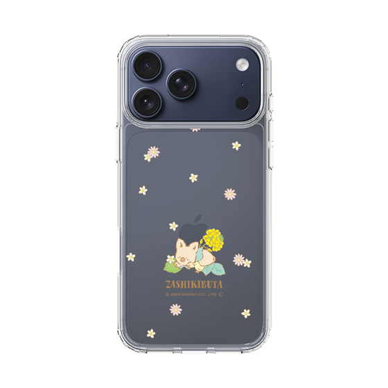 スリムプロテクションケース［ ザシキブタ - Flower ］