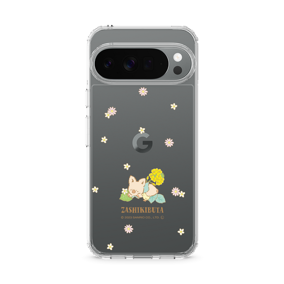 スリムプロテクションケース［ ザシキブタ - Flower ］
