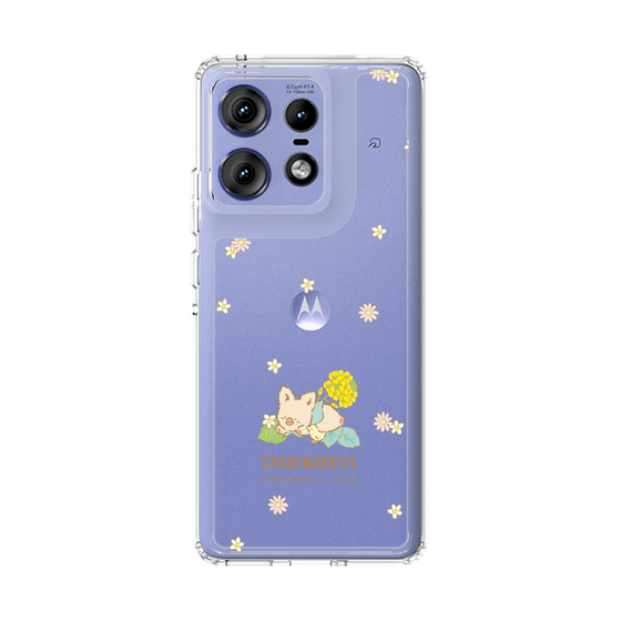 スリムプロテクションケース［ ザシキブタ - Flower ］