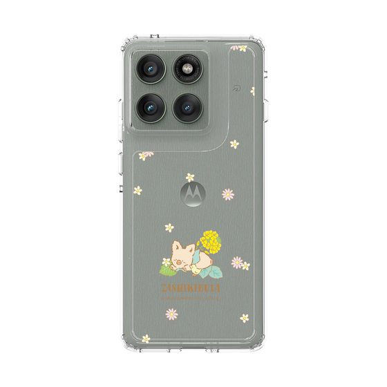 スリムプロテクションケース［ ザシキブタ - Flower ］