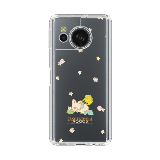 スリムプロテクションケース［ ザシキブタ - Flower ］