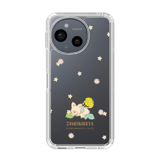 スリムプロテクションケース［ ザシキブタ - Flower ］