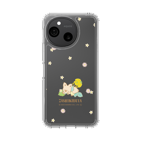 スリムプロテクションケース［ ザシキブタ - Flower ］