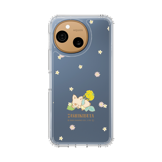 スリムプロテクションケース［ ザシキブタ - Flower ］