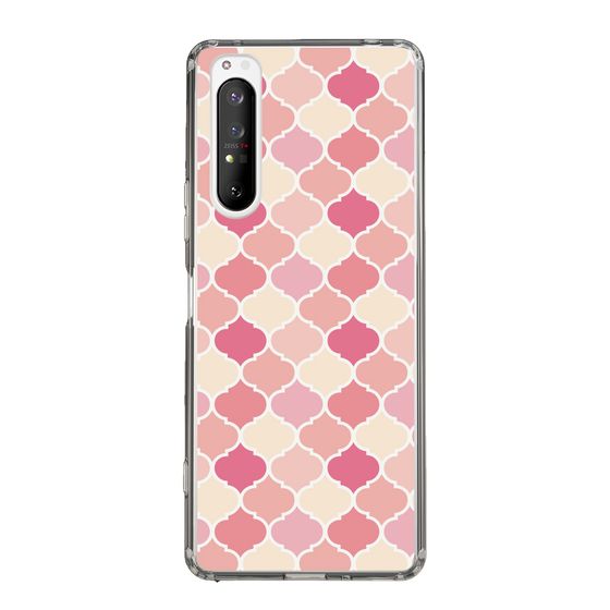 スリムプロテクションケース［ Moroccan1 color - Pink ］