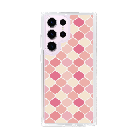 スリムプロテクションケース［ Moroccan1 color - Pink ］