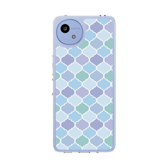 スリムプロテクションケース［ Moroccan1 color - Blue ］