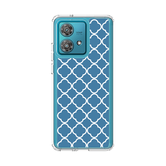 スリムプロテクションケース［ Moroccan2 - Blue ］