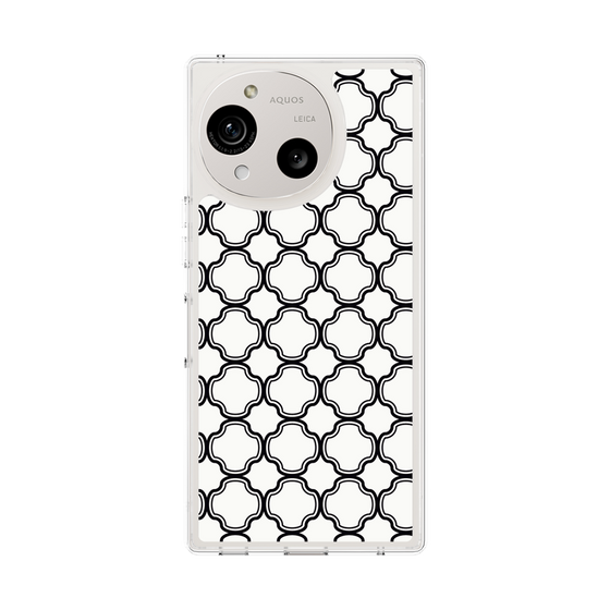 スリムプロテクションケース［ Moroccan3 - Black ］