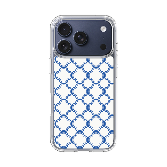 スリムプロテクションケース［ Moroccan3 - Blue ］