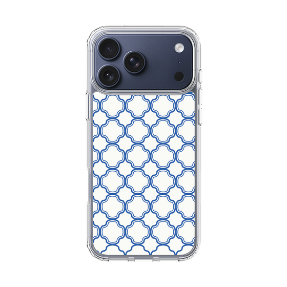 スリムプロテクションケース［ Moroccan3 - Blue ］