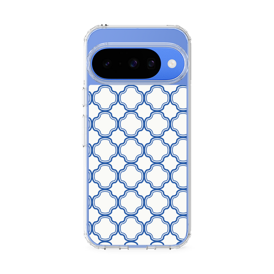 スリムプロテクションケース［ Moroccan3 - Blue ］