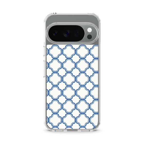 スリムプロテクションケース［ Moroccan3 - Blue ］