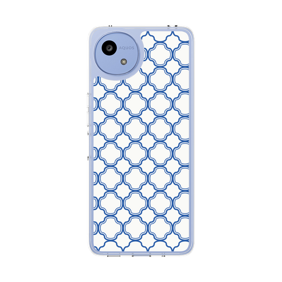 スリムプロテクションケース［ Moroccan3 - Blue ］