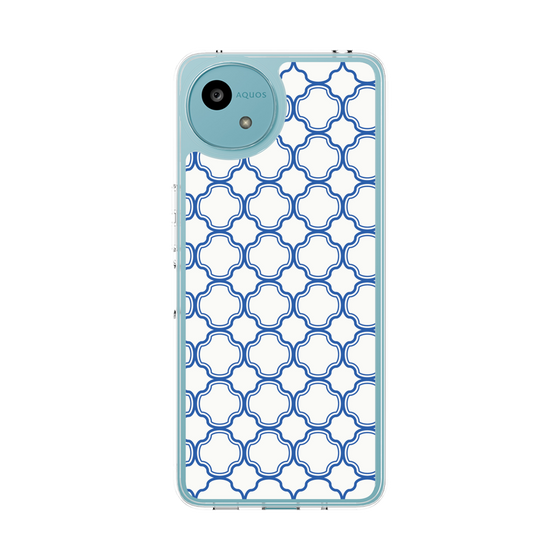 スリムプロテクションケース［ Moroccan3 - Blue ］